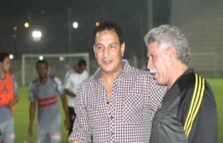 عفت نصار مع حسن شحاتة
