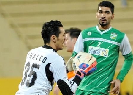 خالد الرشيدي شارك امام كاظمة في اخر مباراة له مع العربي