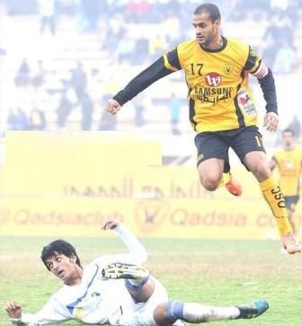بدر المطوع تألق في الذهاب امام الجهراء وسجل هدفا