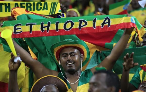 جماهير إثيوبيا فرحة بمنتخبها
