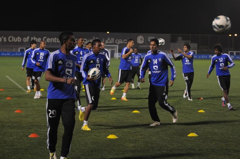 تدريب الهلال الأخير استعدادا لمباراة النصر