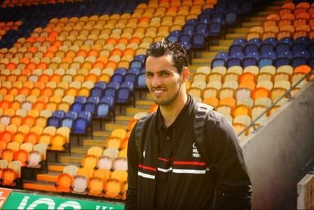 خالد الرشيدي في تدريبات نوتنجهام