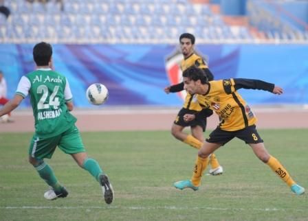 صالح الشيخ لاعب القادسية تألق امام العربي
