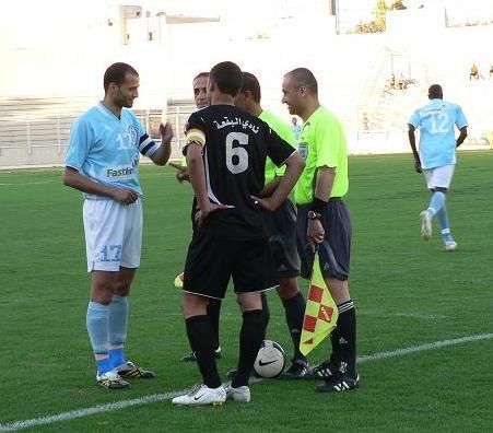 قرعة المباراة - تصوير : عبدالله المناسية مراسل كوووورة أردنية.