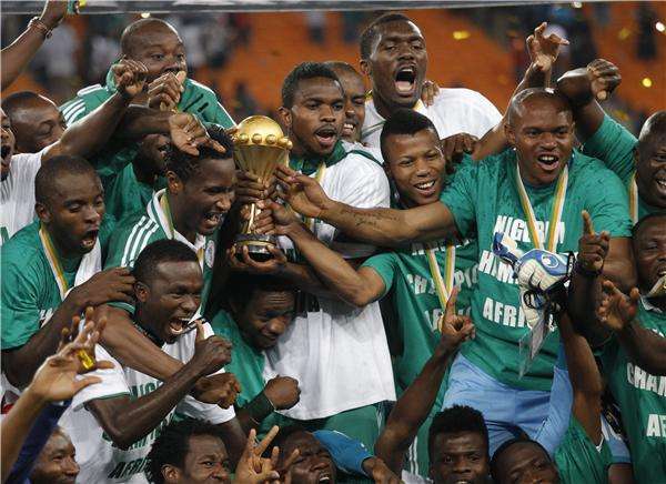 نسور نيجيريا يحملون كأس الأمم الأفريقية