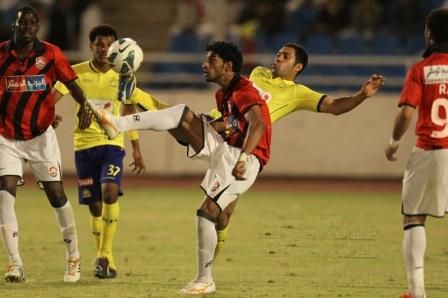 حسني عبدربه لاعب وسط النصر السعودي