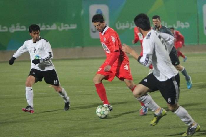 جانب من لقاء أهلي الخليل وواد النيص