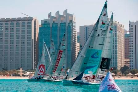 من السباقات القصيرة بمرسى أبوظبي 