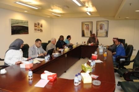 الجزاف ترأس اجتماع مع اللجنة العليا للافتتاح وفريق العمل