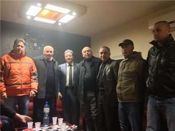 أبوعلان والقواسمي يتوسطان اداريي الناديين