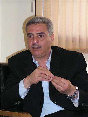 معالي المهندس نضال الحديد اثناء الحوار