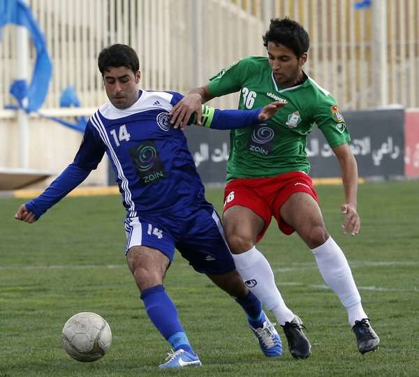 من لقاء سابق بين الوحدات والرمثا