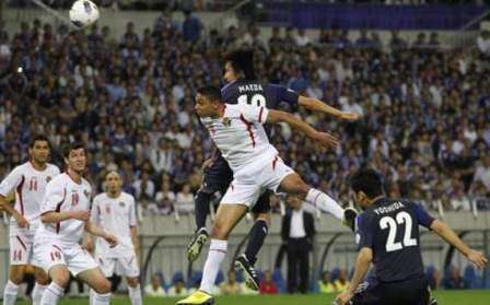 من لقاء الأردن واليابان ذهابا