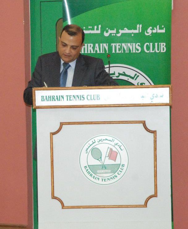 حمدي عبد الجواد مدير عام نادي البحرين للتنس