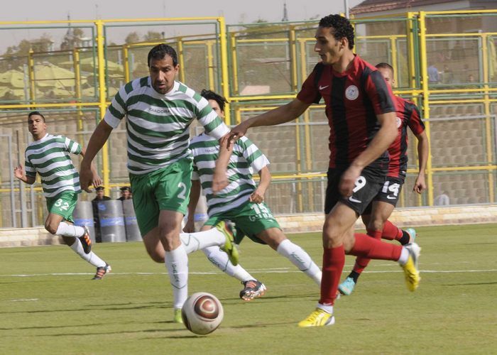لقطة من مباريات الداخلية في الدوري المصري