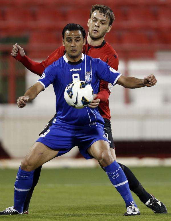 جانب من المباراة