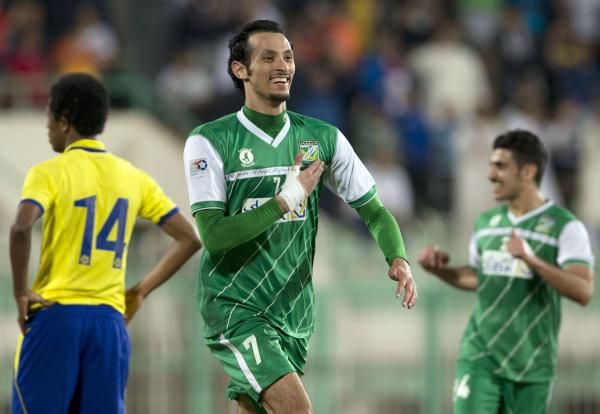 فرحة الرشيدي بالهدف