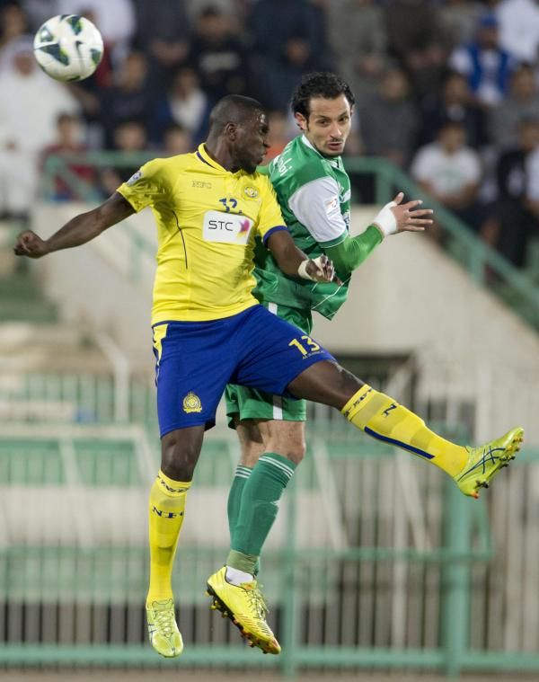 لقطة من مباراة العربي الكويتي و النصر السعودي