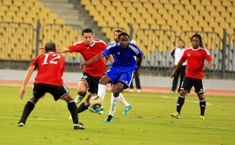 أحد مباريات تليفونات بني سويف في الدوري