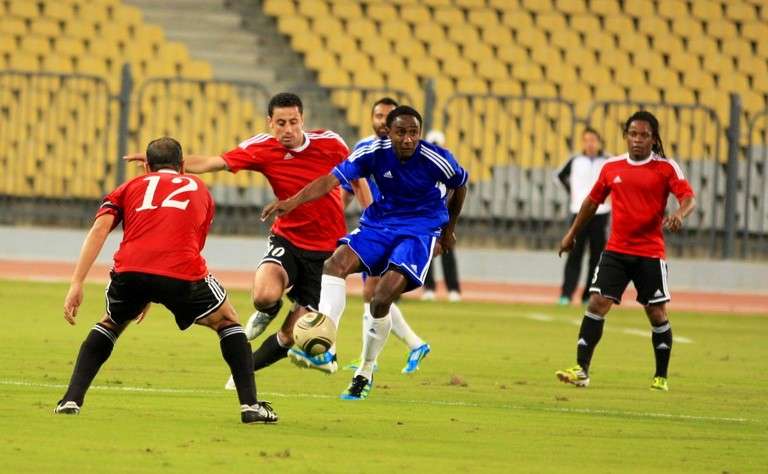 أحد مباريات تليفونات بني سويف في الدوري