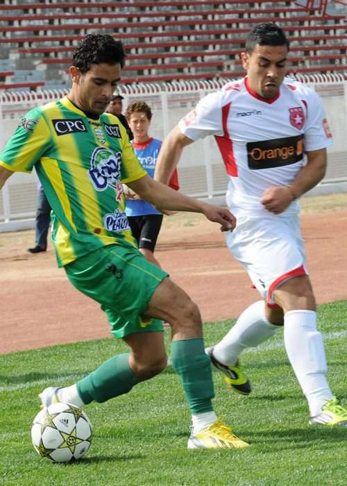 لقطة من مباريات اليوم في الدوري التونسي