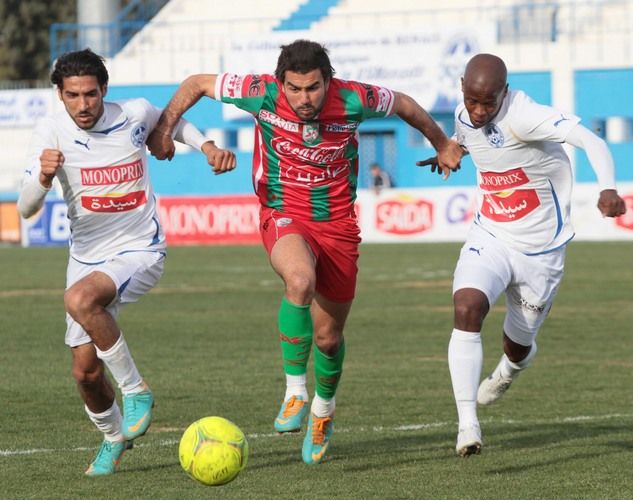 لقطة من مباريات اليوم في الدوري التونسي