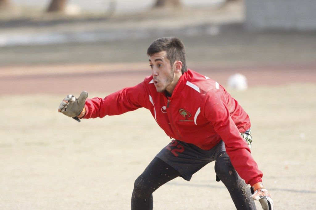 رامي خلال تدريبات اليوم في نيبال 