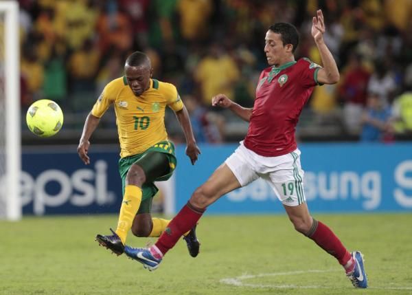 كمال الشافني يقميص المغرب في أمم افريقيا
