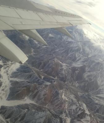 جبال الثلوج كما التقطتها كاميرا لاعب الرمثا سمارة