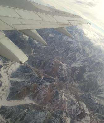 جبال الثلوج كما التقطتها كاميرا لاعب الرمثا سمارة