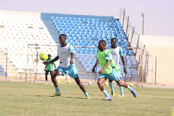 مهند الطاهر في تدريب الهلال صباح اليوم