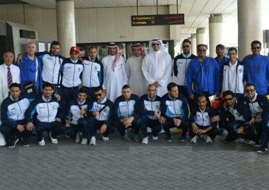 بعثة فريق السالمية لدى وصولها البحرين