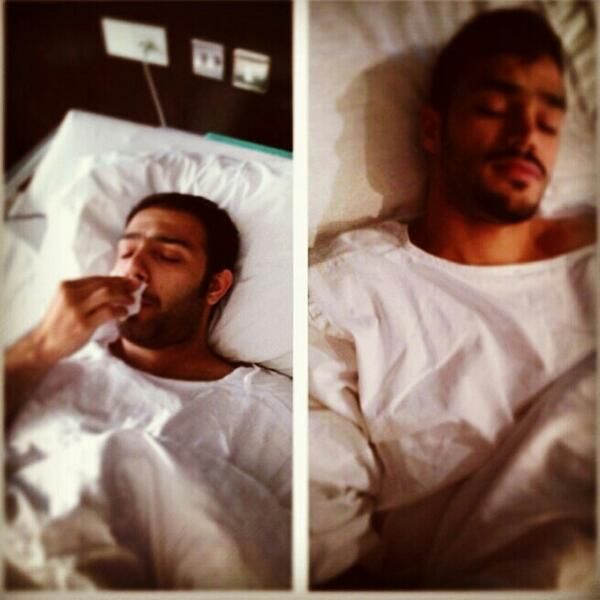 العوضي وعناد في المستشفى