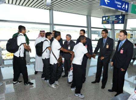 وصول بعثة المنتخب السعودي إلى ماليزيا