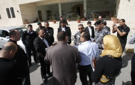 جانب من تفقد التحضيرات على أرض الواقع 