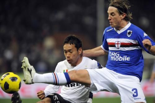 من لقاء سابق بين سامبدوريا وانتر ميلان