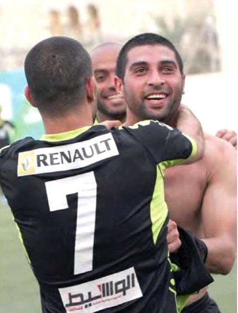 أحمد عبدالحليم يحتفل بهدف الفوز