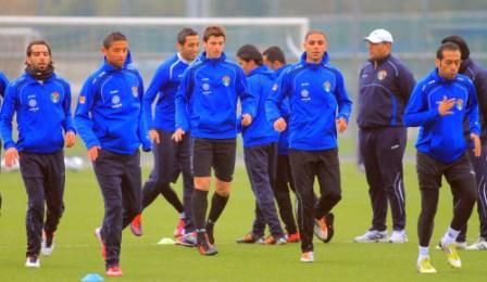 جانب من تدريبات متتخب الأردن