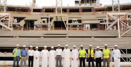 الامير نواف بن فيصل يتفقد مدينة الملك عبد الله الرياضية بجدة