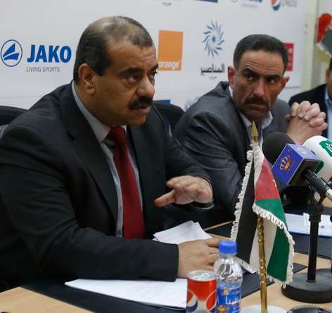 صبرة يتحدث بالمؤتمر الصحفي