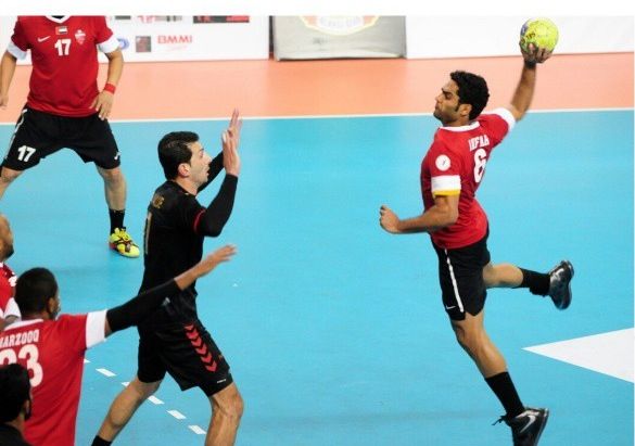 صورة من مباراة الأهلي الإماراتي والريان القطري