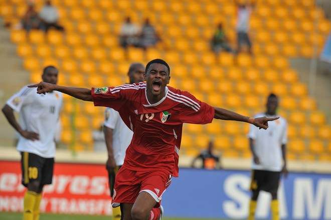 لاعب وسط المنتخب السوداني محمد أحمد بِشَّة