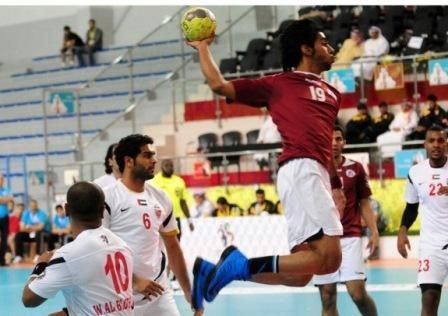 لقطة من مباراة مسقط العماني ومضر السعودي