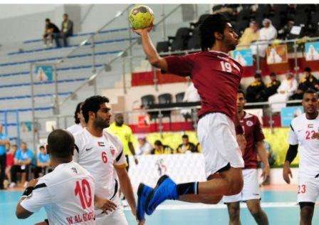 لقطة من مباراة مسقط العماني ومضر السعودي