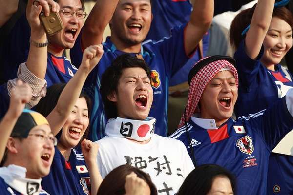 جماهير المنتخب الياباني