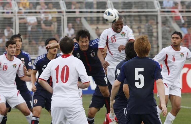 من مباراة الأردن واليابان