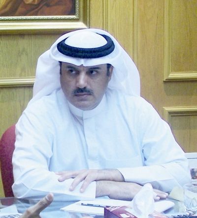 أحمد سلمان المسلم رئيس نادي الحد البحريني