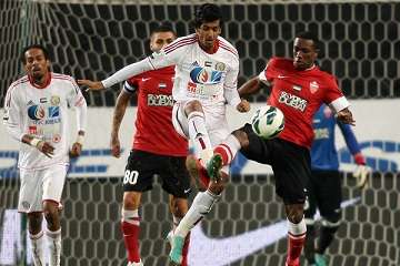 أحمد خليل أحرز الهدف الأول للأهلي "أرشيفية"