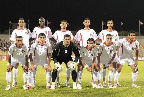 المنتخب الاردني قبل مواجهة ايران  وبعدسة كوورة