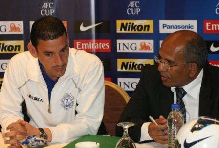 اللحام يتحدث في المؤتمر الصحفي